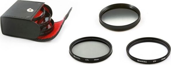 Filtr Seagull Zestaw filtrów 72mm - CPL / UV / SZARY POŁÓWKOWY