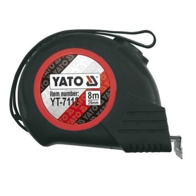 Yato Miara zwijana gumowa obudowa 8 m x 25 mm YT-7112