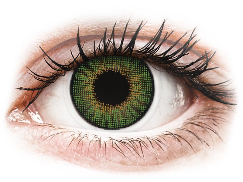 Air Optix Colors - Green - zerówki (2 soczewki)