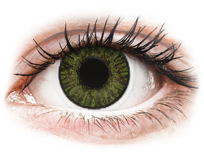 FreshLook ColorBlends Green - korekcyjne (2 soczewki)