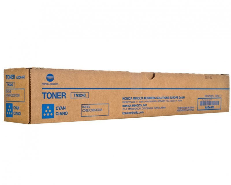 Minolta Toner TN-324C C258 Cyan 26K