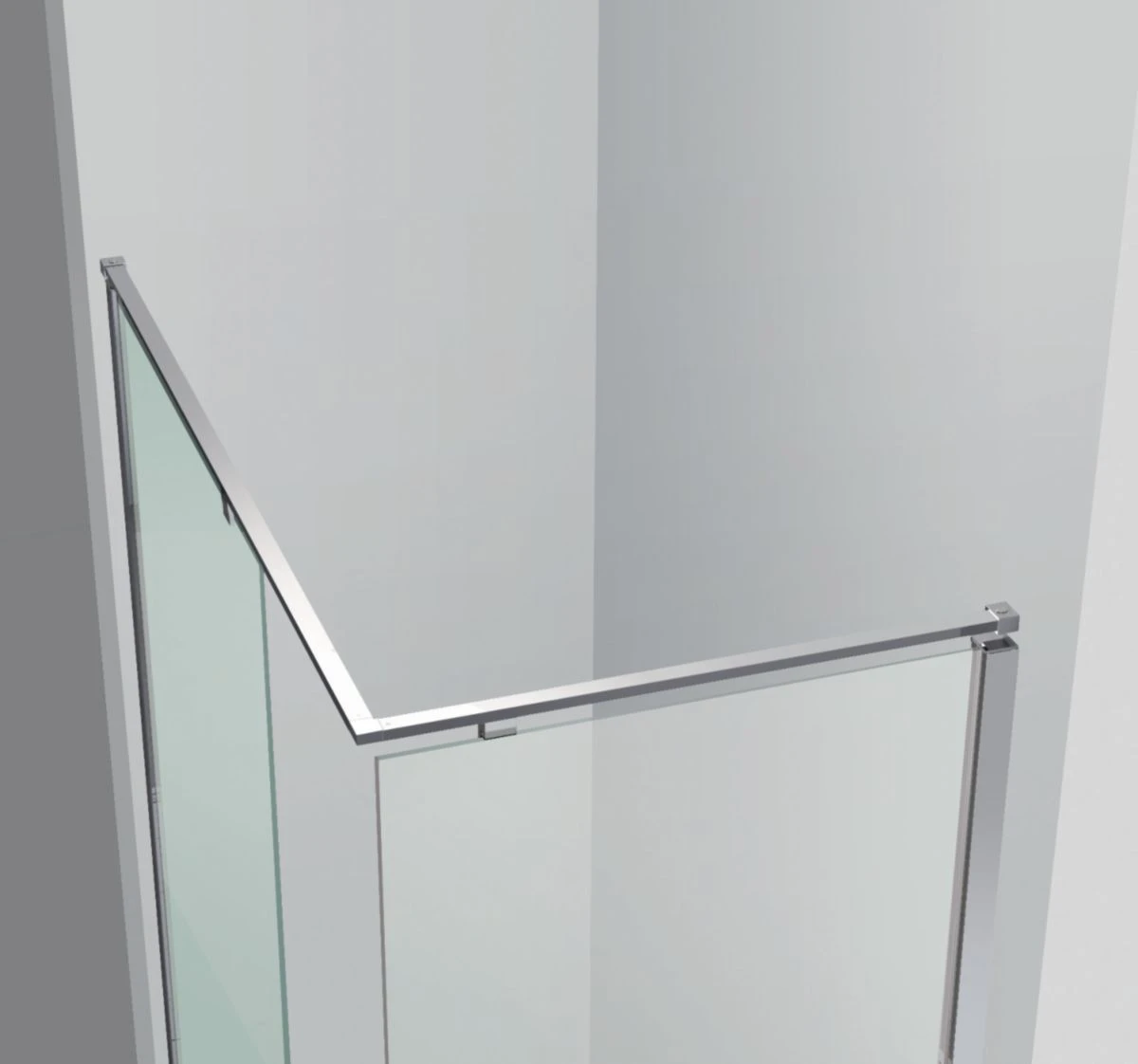 Novellini KUADHSF-B Modus drzwi do wnęki G160 lewe wys 195 cm szkło 6 mm przejrzyste profil chromKabiny pr