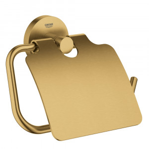 GROHE 40367GN1 Essentials Toilet Paper Holder w/cover
