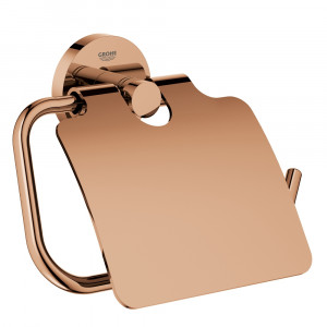 GROHE 40367DA1 Essentials Toilet Paper Holder w/cover