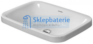 DURAVIT 0372600000 DURAVIT 0372600000 Umywalka 60 cm DuraStyle biala blatowa, bez przel., bez polki
