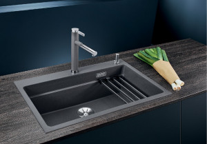 Blanco ETAGON 8 Silgranit PuraDur Tartufo, korek auto., (525184)
