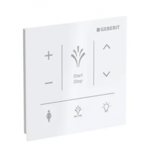 Geberit 147.041.SI.1 $460cienny panel steruj$461cy do AquaClean Sela bia$462y