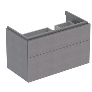 GEBERIT GEBERIT 500.516.43.1 Szafka Xeno2 pod umywalkę 90 cm prawa 2 szuflady szary mat p$267tno