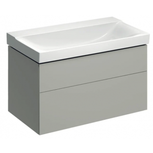 GEBERIT GEBERIT 500.509.00.1 Szafka Xeno2 pod umywalkę 90 cm 2 szuflady ciepły szary mat