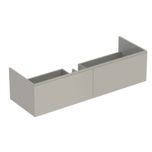 GEBERIT GEBERIT 500.348.00.1 Szafka Xeno2 pod umywalkę 140 cm 2 szuflady ciepły szary mat