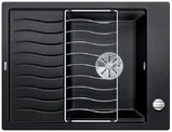 Blanco ELON 45 S Silgranit PuraDur Antracyt odwracalny korek auto. InFino kratka ociekowa 524814