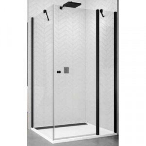 RONAL SOLT109000607 SOLINO BLACKKabiny prysznicowe900