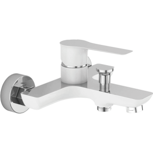 LAVEO BLL 610D RAILA Bateria wannowa biała/chrom