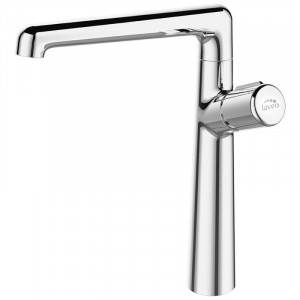 LAVEO BAO 065D PRETTO Bateria zlewozmywakowa stojąca z wylewką L Jednouchwytowa Sposób montażu: stojący Głowica: 25 mm Zasięg wylewki: 177 mm Wykończenie: chrom