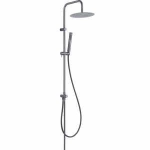 LAVEO PLP 00OX PRETTO Kolumna natryskowa DŁugość drążka: 950 mm Wysokość: 1000 mm Szerokość: 250 mm Głębokość: 480 mm Wymiar słuchawki: 221x32 mm Długość węża: 1500 mm Wykończenie: chrom
