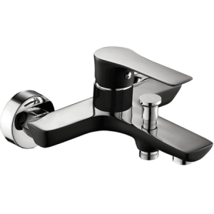 LAVEO BLL 710D RAILA Bateria wannowa  czarne/chrom
