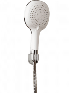 LAVEO NLL 60AD LUCAS Zestaw natryskowy punktowy Wymiar słuchawki:  117 mm Długość węża: 1500 mm Wykończenie: białe/chrom