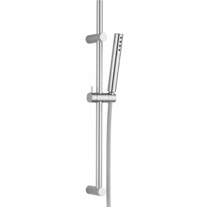 LAVEO NLP 01A2 PRETTO Zestaw natryskowy na drążku Długość drążka: 700 mm Wymiar słuchawki: 221x32 mm Długość węża: 1500 mm Wykończenie: chrom