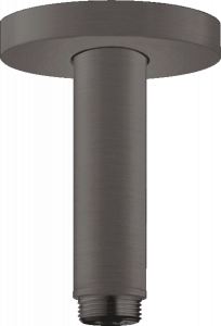 HANSGROHE 27393340 Przyłącze sufitowe S 100 mm, czarny chrom szczotkowany