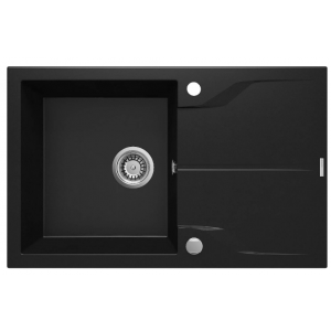 Deante Andante Flush Zlewozmywak 1-komorowy z ociekaczem - nero ZQN_N11F ZQN N11F [14850117]