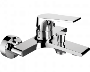LAVEO BLY 010D PLATO Bateria wannowa ścienna bez zestawu natryskowego Jednouchwytowa Sposób montażu: ścienny Głowica: 35 mm Wykończenie: chrom