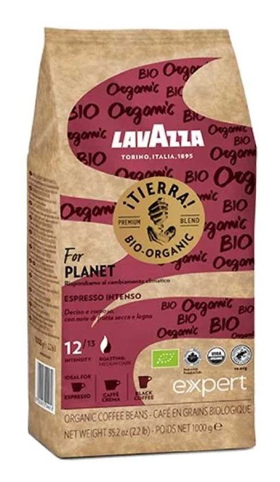 Lavazza Kawa ziarnista Expert Tierra Bio Organic 1kg 8000070044616