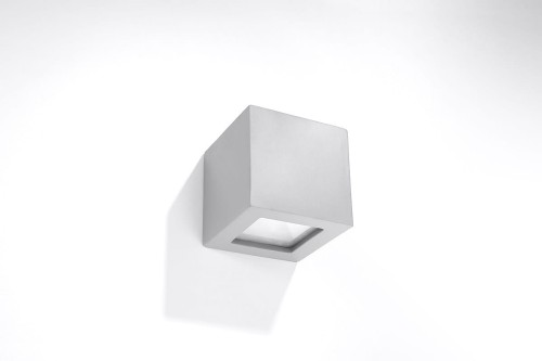 Sollux Lighting Kinkiet ceramiczny LEO szary CAFÉ AU LAIT