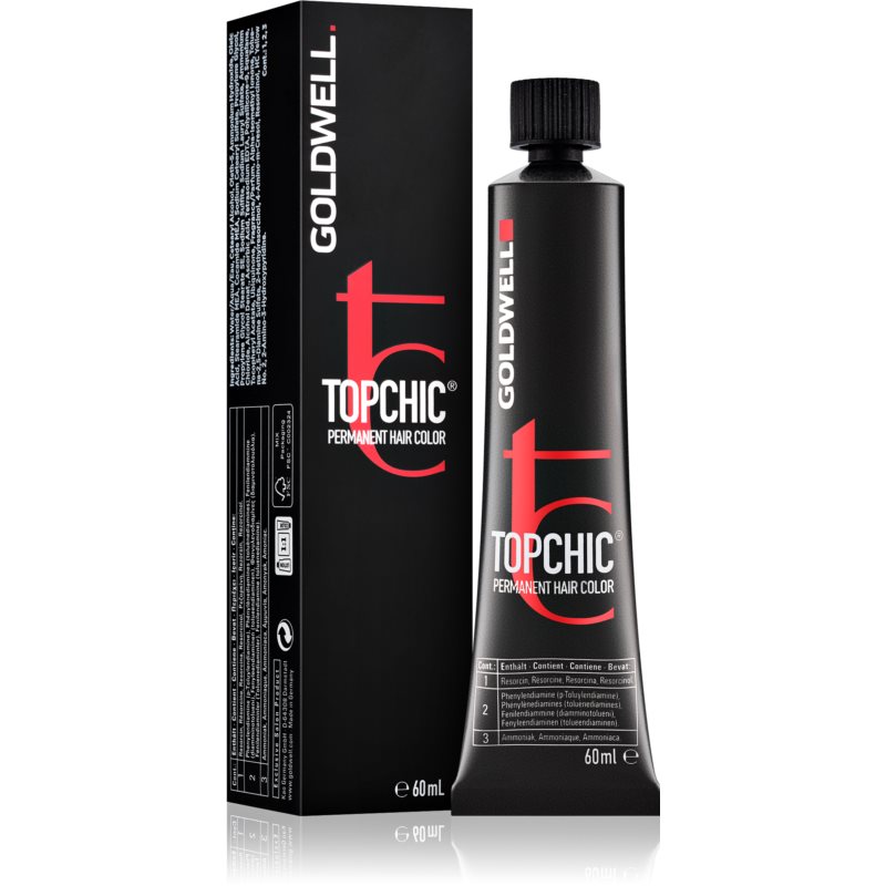 Goldwell Topchic, farba do włosów, 7KG Mid Copper Gold, 60 ml