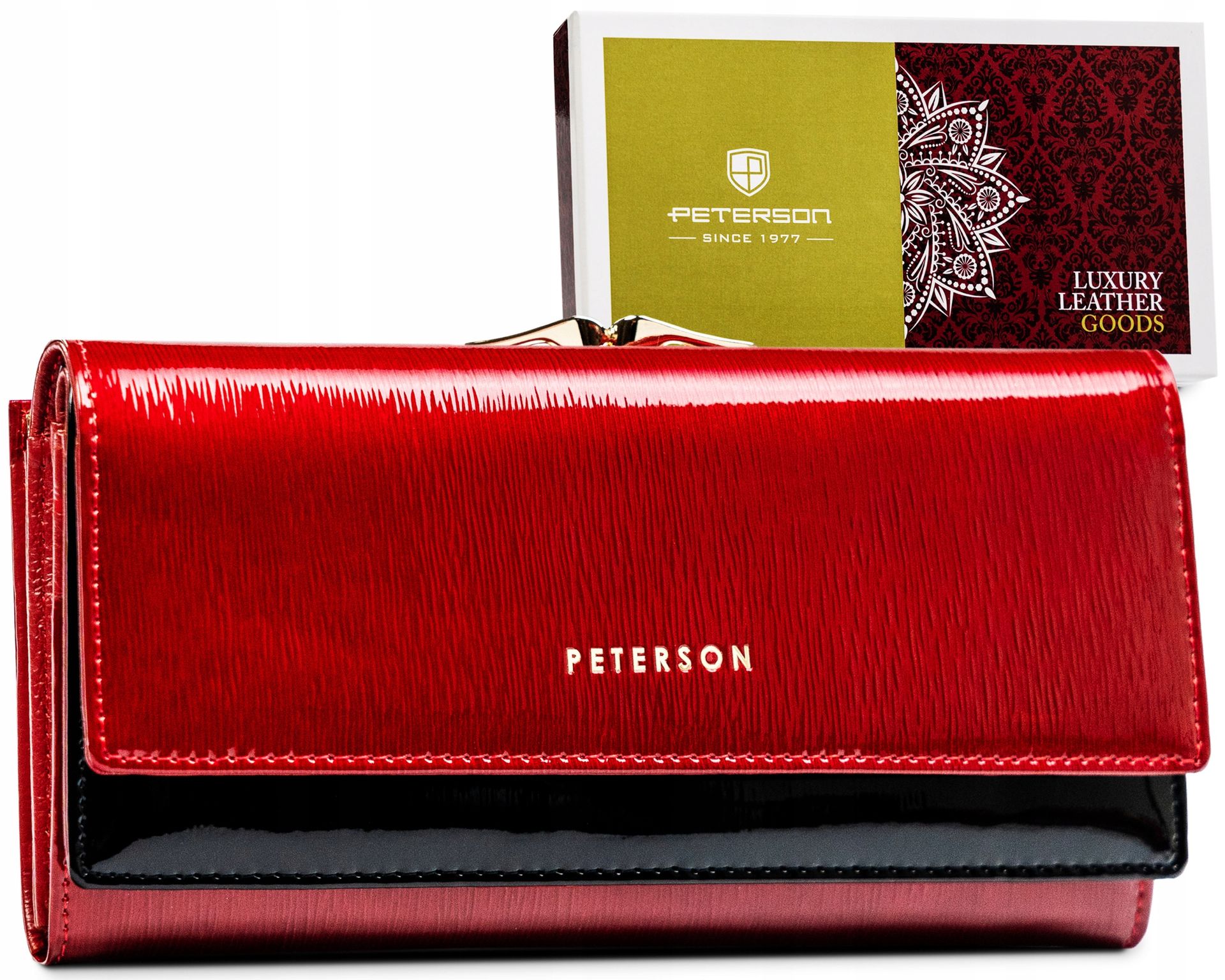 Peterson Portfel Damski Skórzany Na Bigiel Rfid