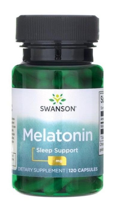 SWANSON Swanson Melatonina 1 mg x 120 kaps
