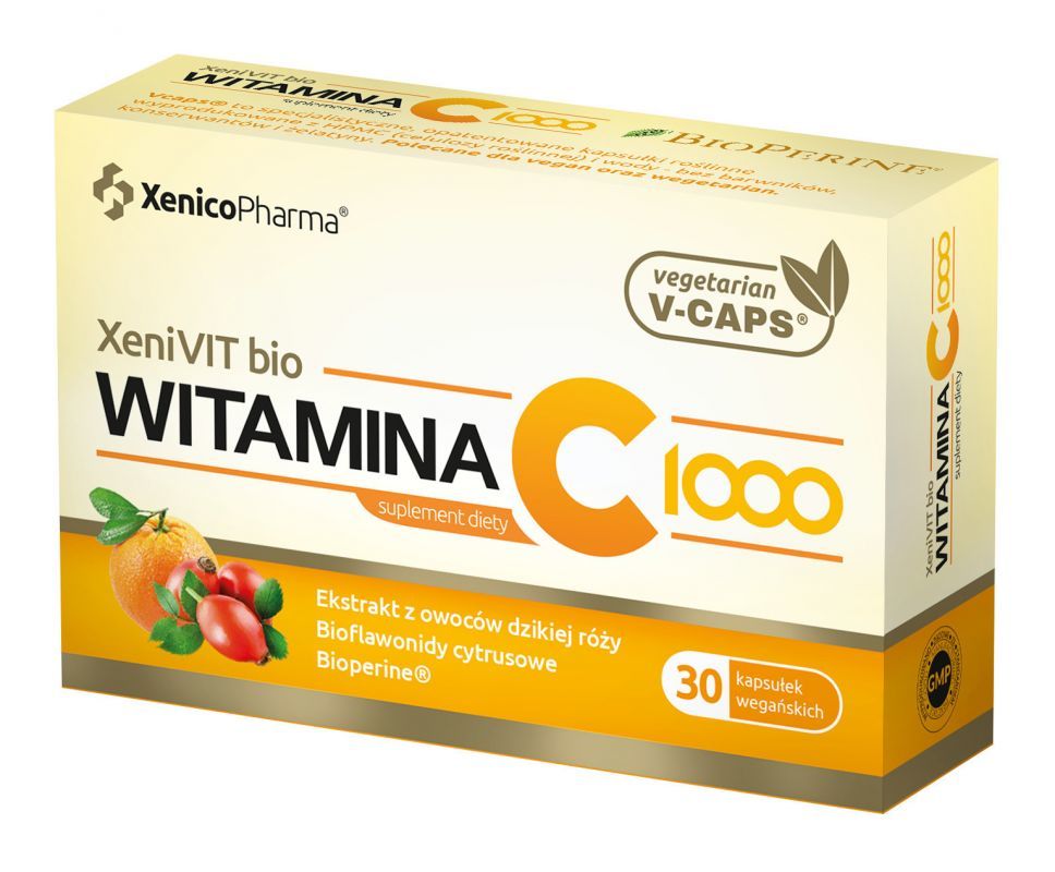 Фото - Вітаміни й мінерали XeniVit Bio Witamina C 1000, 30 kapsułek