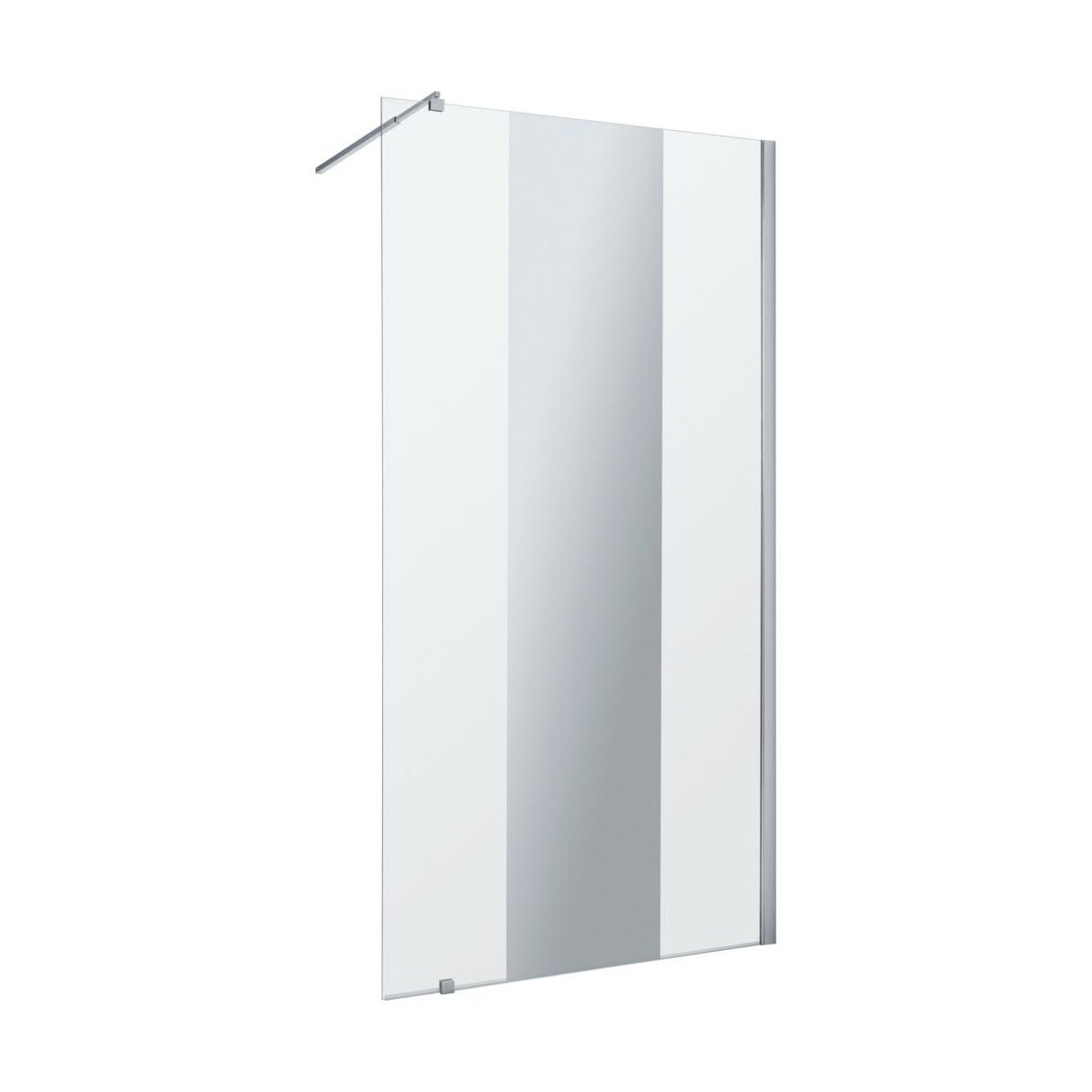 Kabina prysznicowa 120 x 195 cm Walk-in Vertico Liveno