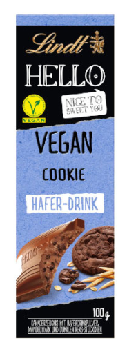 Czekolada Lindt Hello Vegan Cookie 100g