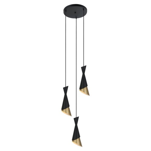 Italux Malia PND-85949-3 BK+GD PND-85949-3 BK+GD