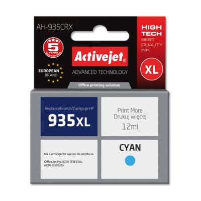 ActiveJet Wkład atramentowy AH-935CRX Zamiennik HP 935XL C2P24AE) (AH-935CRX Zamiennik HP 935XL (C2P24AE))
