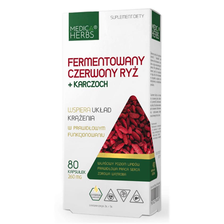 Medica Herbs Fermentowany Czerwony Ryż + Karczoch