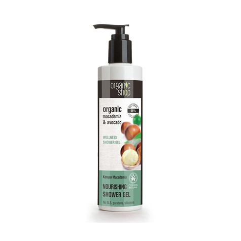 Macadamia ŻEL POD PRYSZNIC ODŻYWCZY KENIJSKIE ORZECHY 280 ml - ORGANIC SHOP