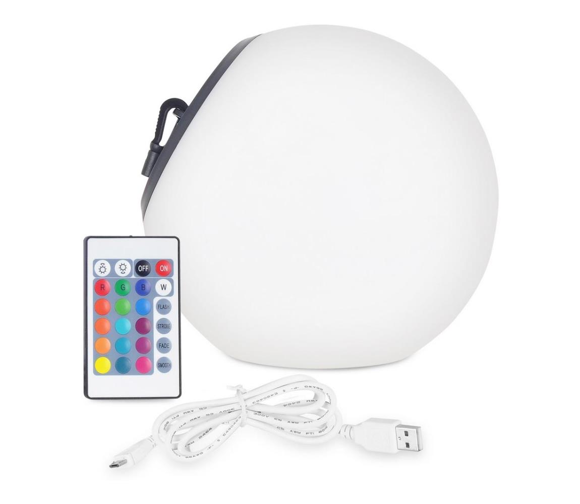 Top Light BALL RGB RC - LED RGB 1,2W/3,7V solární stmívatelné svítidlo IP44