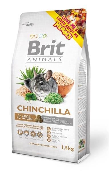 Animals Brit Brit, Chinchilla Complete, 1,5 kg
