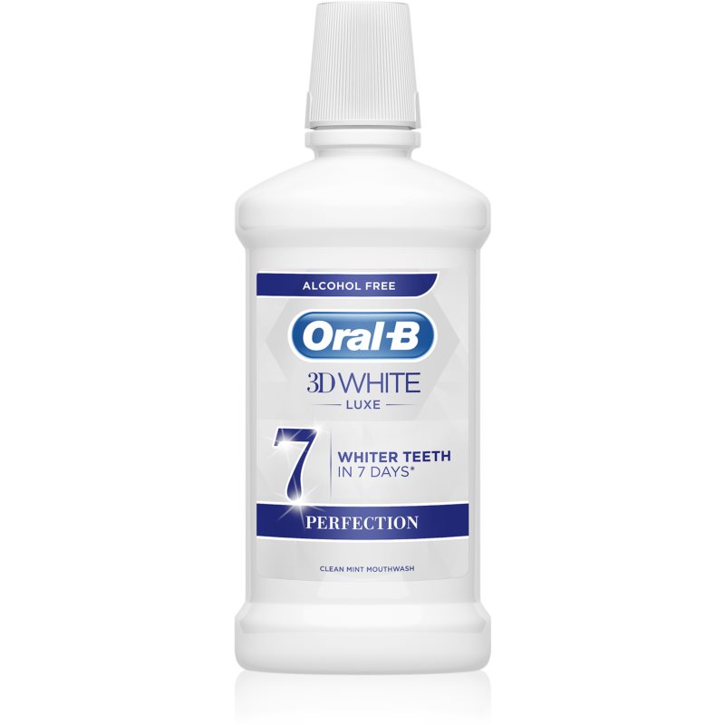 Oral-B Wybielający płyn do płukania jamy ustnej - Oral-B 3D White Luxe Perfection Wybielający płyn do płukania jamy ustnej - Oral-B 3D White Luxe Perfection