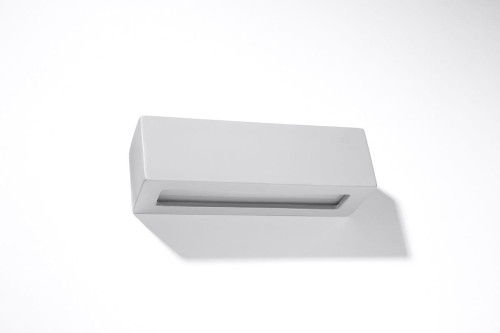 Sollux Lighting Kinkiet ceramiczny VEGA szary CAFÉ AU LAIT