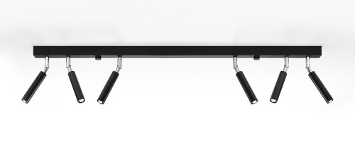 Sollux Lighting Plafon EYETECH 6 czarny