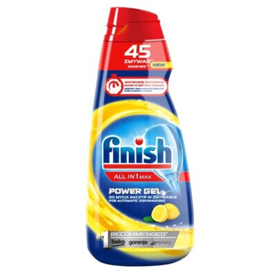 Finish All-in-1 Max Żel do Zmywarki 900ml 45 Lemon