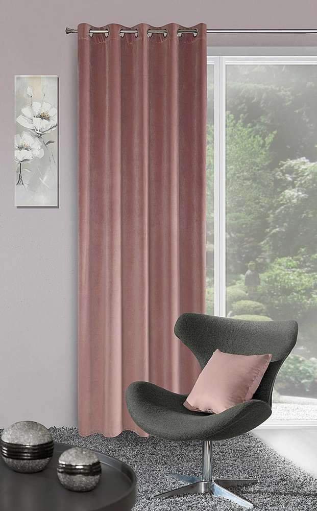 Zasłona 140 x 250 Dekoracyjna Eurofirany Villa1 C. Róż