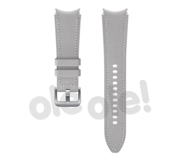 Samsung Hybrid Leather 20mm M/L srebrny ET-SHR89LSEGEU
