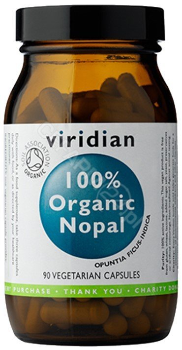 Viridian Ekologiczny Nopal (Opuncja) 90 kapsułek