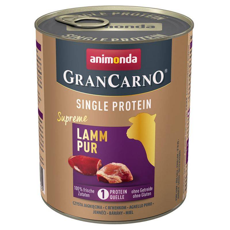 Animonda GranCarno Single Protein Supreme Adult Dog Jagnięcina 12x800g AAP 82433