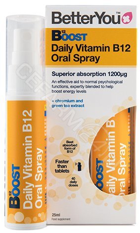 Фото - Вітаміни й мінерали Better You BETTERYOU Boost Daily Vitamin B12 Oral Spray 25ml 