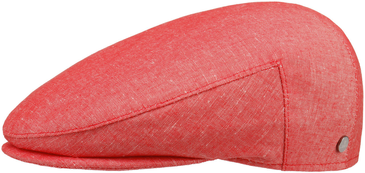 Kaszkiet Inglese Len by Lierys, czerwony, 57 cm