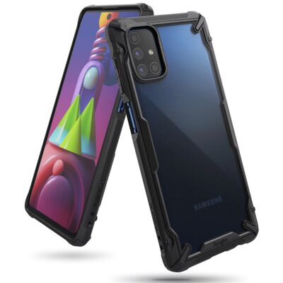 Ringke Etui Fusion X do Galaxy M51 czarny